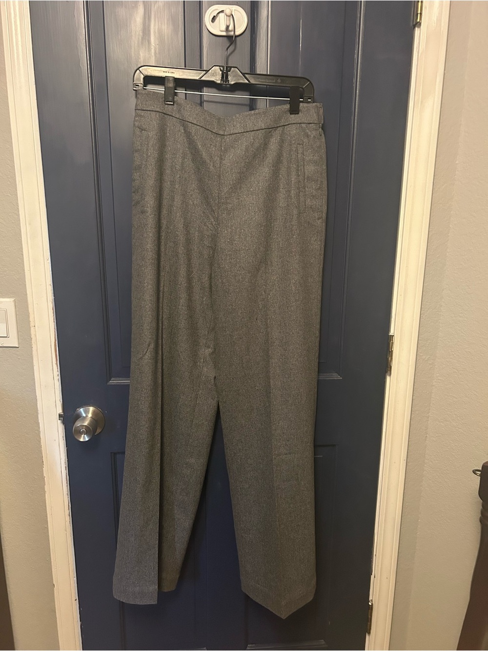 ANN MASHBURN Men's Gray Dress Pants